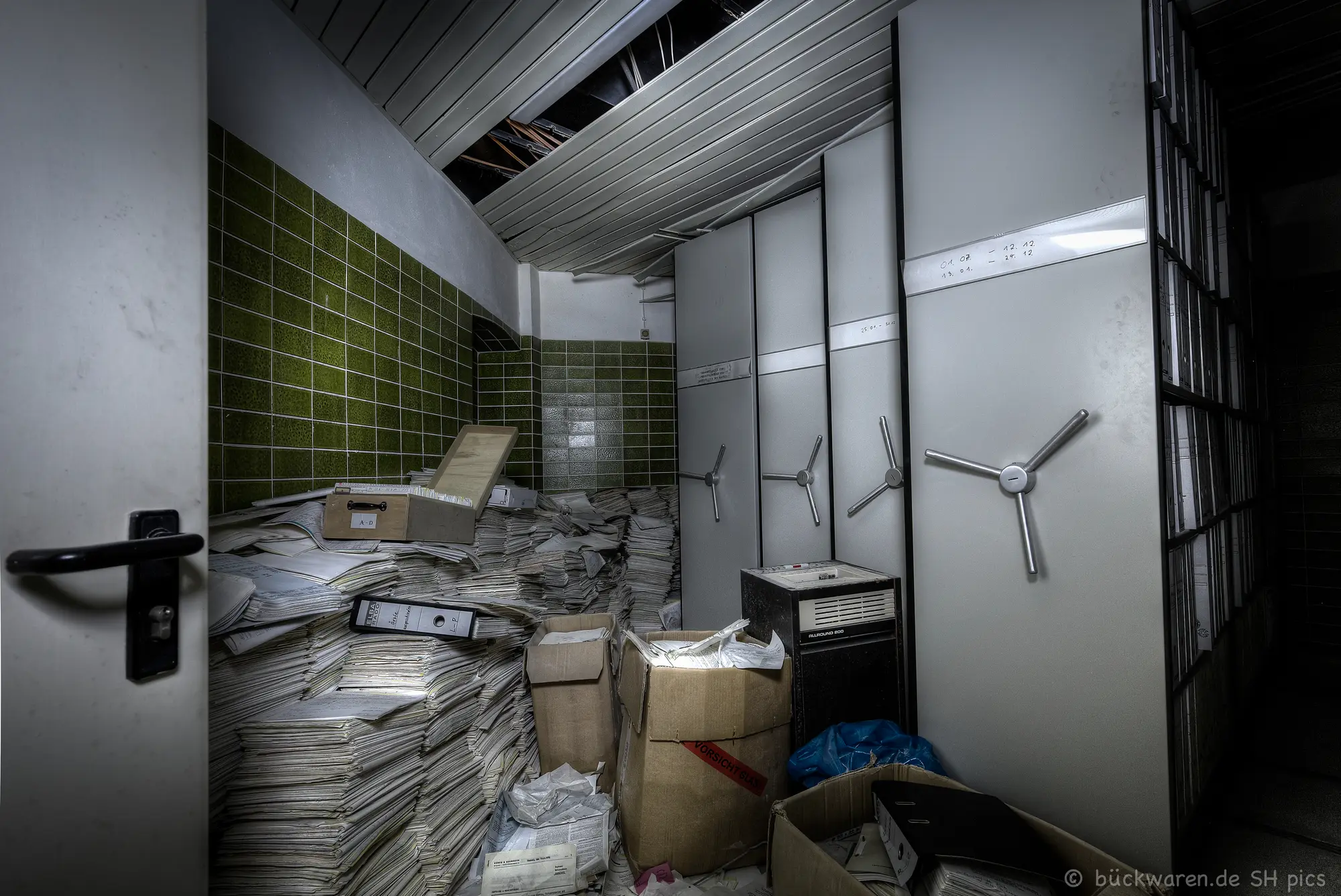 Die Registratur. System: Stapel.